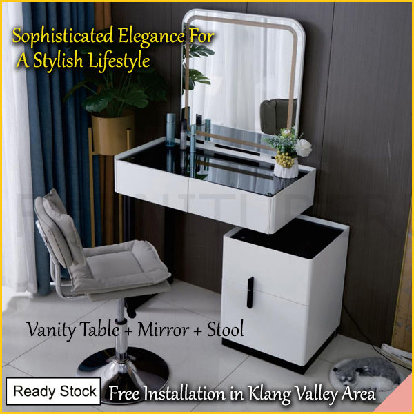 Uzima Professional Beauty Tool Storage Vanity Table. Free installation