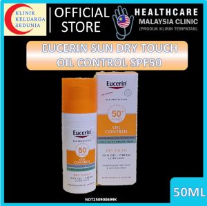 #KlinikKita| Eucerin Sun Dry Touch Oil Control 50ml SPF50 (Licochalcone A Glycyrrhetinic Acid)