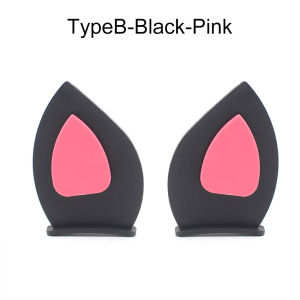 1Pair Colorful Motorcycle Helmet Bear Ears Decor Universal Motorbike Bicycle Car Styling Decoration Helmet Cat Ear Stickers Accessories