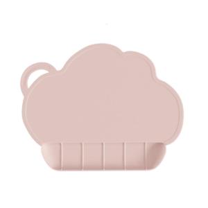 Silicone Cloud Shape Tablemats Placemat Travel Dinner Placemat Reusable Mat Feeding Plate with Catching Pocket