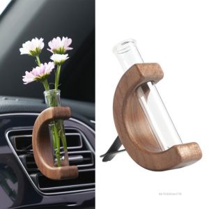 Car Vase Vent Clip Car Vent Propagation Car Flower Vase Vent Clip Car Flower Vase Clip Holder Glass Tube