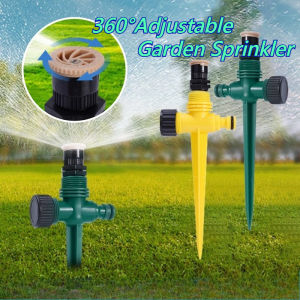 360° Rotation Auto Irrigation System Adjustable Garden Sprinkler Lawn Sprinkler for Yard Gardening