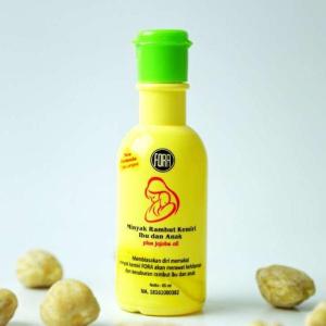 FORA - Minyak Kemiri FORA Penyubur Rambut Bayi - Minyak Kemiri Pelebat Rambut Anak - Fora Minyak Kemiri