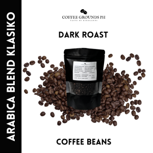 Sagada Arabica: ARABICA BLEND KLASIKO Dark Roast Coffee Beans - Select Your Size - Coffee Grounds PH