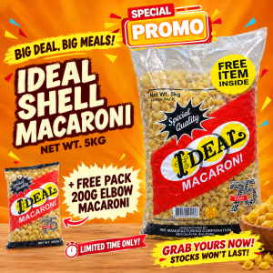 SuperNuts PH Premium Shell Macaroni Pasta | Shell Pasta for Soups Salads Creamy Pasta & Baked Recipes |