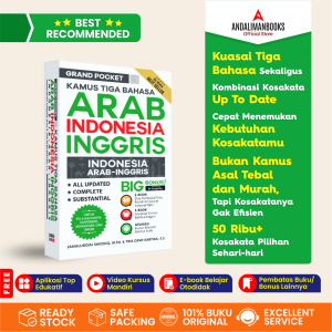 KAMUS ARAB INGGRIS INDONESIA-Grand Pocket Kamus 3 Bahasa
