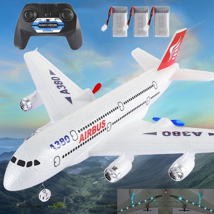 W3DD Hand Throwing 2.4G 2 Channel for Airbus A380 Kid Boy Gift Remote ...