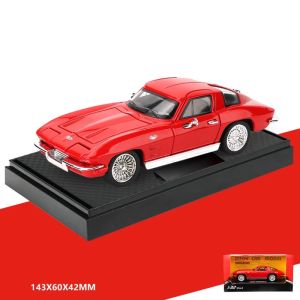 2026 1:32 Chevrolet Corvette C2 Supercar Alloy Metal Diecast Model Car Home Trendy & Desktop Display Ornaments Birthday Gifts For Boy