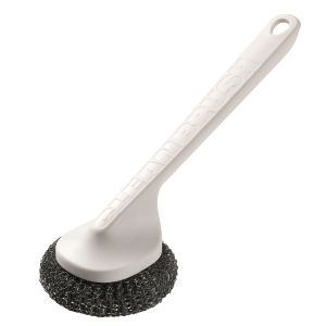 Removable Brush Head Cleaning Brush Pot Brush Multifunctional Cleaning No Damage To The Coating Of Pots And Pans Replaceable Kitchen Scrubber Easy To Use Workers