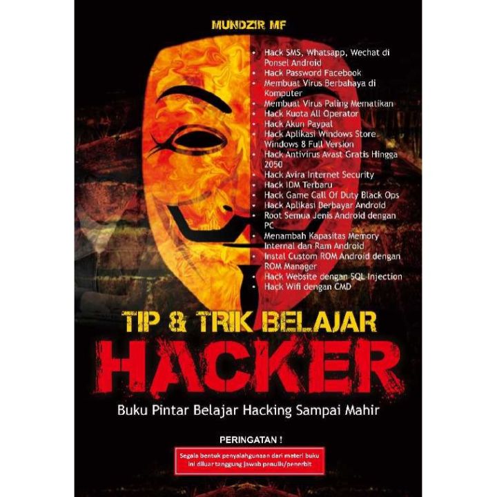 Tip & trik belajar hacker Buku pintar belajar hacking sampai mahir Mundzir Mf B01