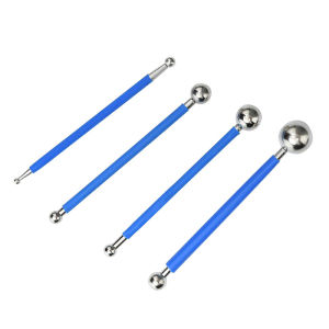4PCS Concrete Countertop Caulking Tool Double Pressed Ball Grout Floor Pressure Seam Repair Tool