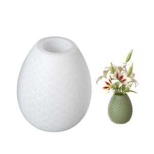 Rồng của trứng/Sọc Chậu hoa khuôn linh hoạt khuôn silicon cho Handmade đồ trang trí để mặt bàn công cụ đổ khuôn