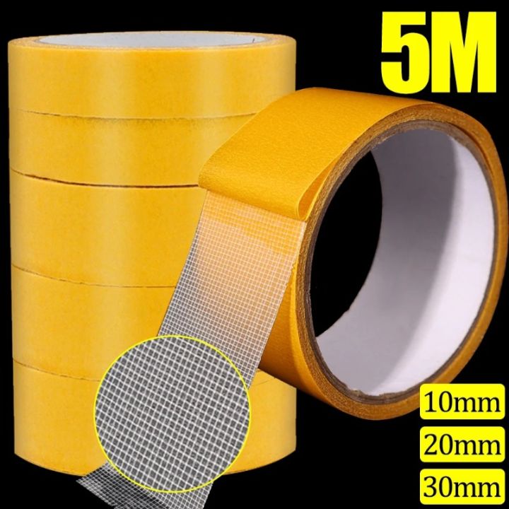 5M Transparent High Viscosity Tapes Double Sided Cloth Base Grid Tapes
