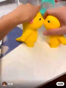 Ready Stock Little Milk Dragon Decompression Toy Cute Yellow Toy Doll Adult Stress Relief PU Toy