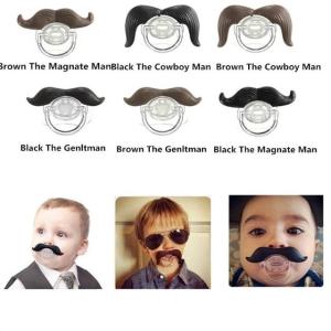 ARAFURA - Dot Empeng Bayi Model Kumis Silicone Baby Pacifier - Black