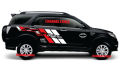 Stiker mobil rush terios cutting stiker body samping rush terios stiker striping mobil rush terios. 