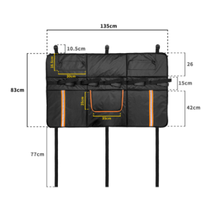Tailgate Pad for Mountain Bikes Oxford Cloth Tailgate Cover Transport Pad Tailgate Protection Pad for Pickup Most Trunks