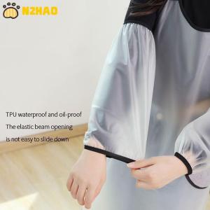 【N2HAO】 TPU Waterproof Oversleeves Anti-Dirty Housework Cleaning Fawn Arm Sleeves Sleeve Cuff Arm Cover Kitchen Apron Accessories