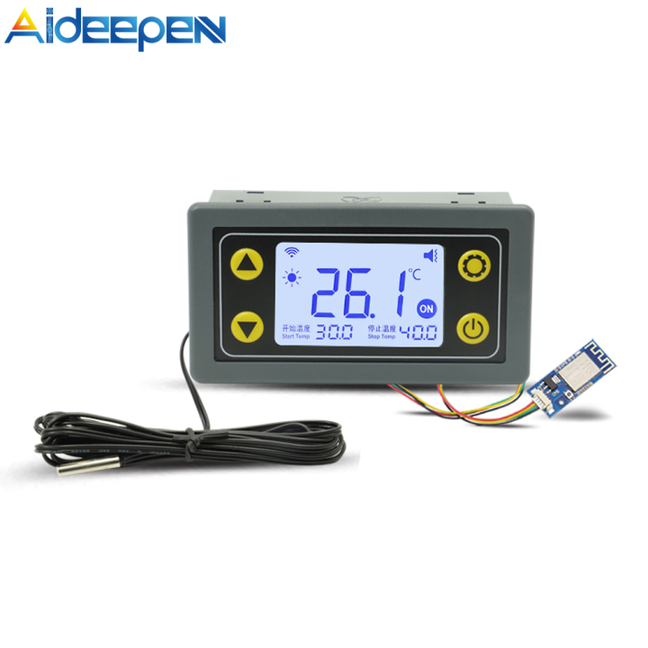 Aideepen Digital Temperature Controller Thermostat Heating and Cooling ...