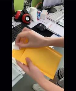 1pcsBubble Wrap Envelop/Courier bubble wrap/Packing Double Layer Air Bubble Bag-Pink Protection Pack Envelop