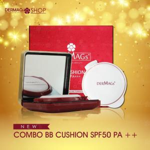DerMAGs BB Cushion (BBC) - By Dr Mariani UTM (SPF 50++)  Mencerahkan Kulit Kusam & Lindungi Tompok Jeragat  Dan Kulit Lebih Glowing