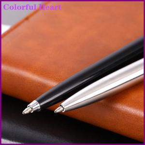 Colorful Heart ปากกาลูกลื่นสแตนเลสสีที่เป็นเอกลักษณ์กดปากกาหัวบอลปากกาเครื่องเขียนอุปกรณ์สำนักงาน