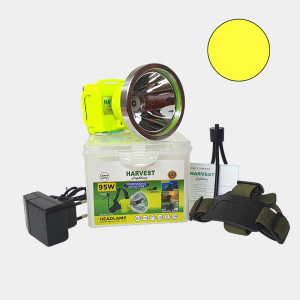 95W HEADLAMP PROFESSIONAL DIVING IP68 HARVEST LIGHTING LAMPU LED SENTER KEPALA SELAM TRAVEL IKAN