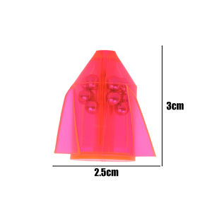 4PCS Catfish Rattle Fishing Attractor Plastic Ring Bead Weight Lure Fishing Tool Portable Rattle Sea Fishing Fishing Gear Accessories with Ring Beads