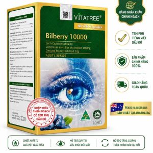 VITATREE BILBERRY 10000 – TINH CHẤT VIỆT QUẤT CHO ĐÔI MẮT ĐƯỢC CHĂM SÓC MỖI NGÀY 👁️🫐