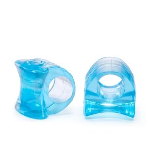 MIYIO 2PCS Silicone Toe Separator Straightener Bunions Corrector Hallux Valgus Orthotics Pedicure Tool