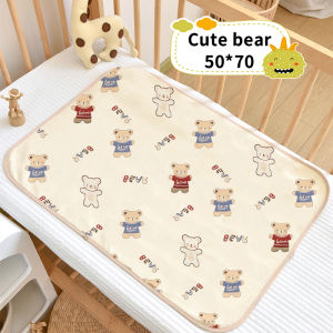 Baby Diaper Changing Mat Baby Urinary Mat Waterproof Diaper cartoon Cotton Urine Mat