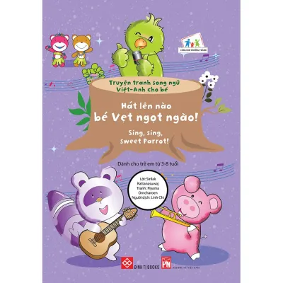 Truyện Tranh Song Ngữ Việt - Anh Cho Bé - Bộ Sách Có File Audio Nghe Rèn Thói Quen Tốt (Quét QR Mặt Sau Sách)