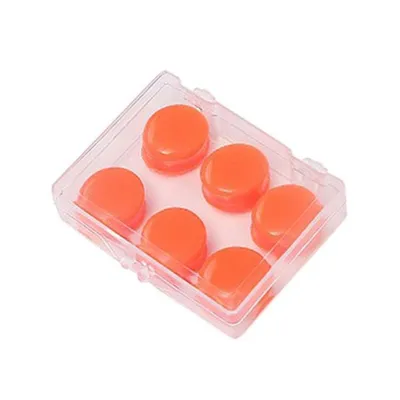 Janememory 3 Pair Silicone Reusable Swimming Diving Earplugs Deformable Noise Reducing Ear Plugs For Adults Kids