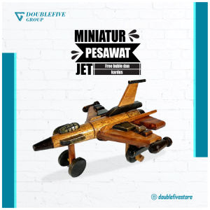 BAYAR DOTEMPAT  Kerajinan Miniatur [PESAWAT OLAK ALIK] Kayu Jati- Hiasan Pajangan Dekorasi Rumah - Dekorasi Ruang Tamu - Dekorasi Ruang Kerja