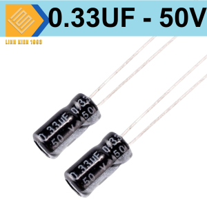 ( 10 CON ) Tụ 0.33uf 50V tụ hóa 0.33uf50V
