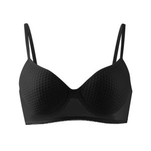 【Brelira】Silk Wireless Bra Comfortable Breathable Push Up Bra Mesh Cup Lightweight Underwear Soft Gather Support Lingerie For Women