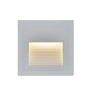 Đèn LED Tường đèn cầu thang đèn ngủ cảm biến chuyển động tường thông minh ánh sáng recessed kiểm soát + chuyển động PIR footlight cho cầu thang Thang Bậc phòng ngủ phòng tắm 3 Wát