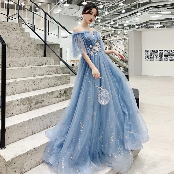 Gown for debut discount blue