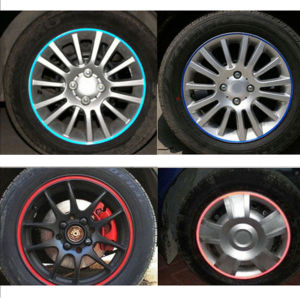 สติกเกอร์ติดล้อสะท้อนรถยนต์18มอเตอร์ไซค์ Inch 16ชิ้นสติกเกอร์สัญลักษณ์ความปลอดภัยเทปแต่งล้อเตือน