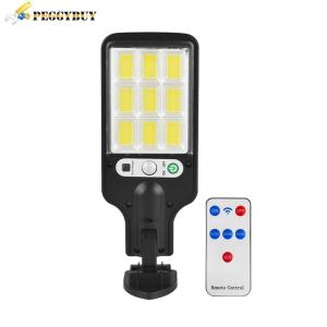 8TH Solar High Brightness Street Light IP65 Waterproof Dusk To Dawn Street Light Remote Control for Yard Garage Sports Court