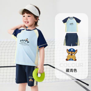 Paw Patrol Boys Summer Clothes Quick-Drying Suit 2026 New Style Summer Children Cool Short-Sleeved Sportswear Boys Clothes