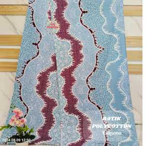 [0.5 METER] Kain Batik Polycotton [Batik Pria Batik Wanita Batik Couple Keluarga] Lebar 1.15 Meter