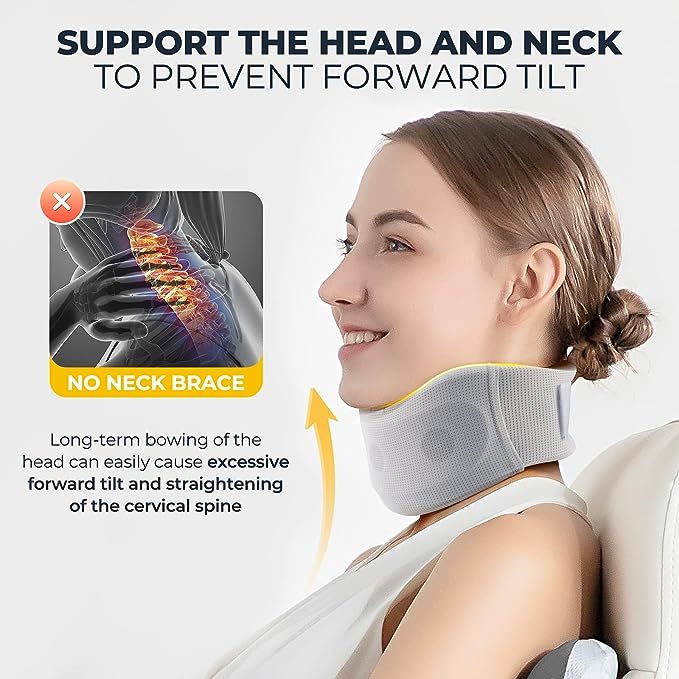 Neck Brace Cervical Collar - Neck Pain Relief and Neck Support Brace ...