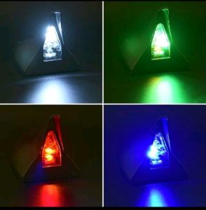 ANTENA SIRIP HIU MOBIL DENGAN LAMPU LED TENAGA SURYA SHARKFIN SOLAR POWER - Warna Hitam -  Aksesories Mobil Bisa COD