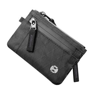 Minimalist Coin Purses RFID Anti-Theft Card Holder X-Pac Waterproof Durable Nylon Mens Outdoor Mini Travel Sports Wallet with Lanyard