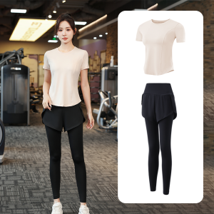 💫 ชุดออกกำลังกายสำหรับผู้หญิง - ชุดวิ่งโยคะ ผ้าระบายอากาศ กระชับสัดส่วน