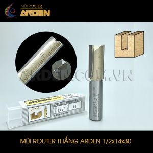 Mũi Phay Router CNC Thẳng 12.7x14x30 mm
