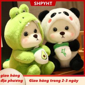 [COD] SHPYHT Giao hàng địa phương Crossdressing capibara Unicorn Panda Gấu bông Búp bê đồ chơi sang trọng quà tặng cho trẻ em