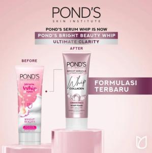 Ponds Serum Whip Foam Bright Beauty 100gr Sabun Cuci Muka Ponds - Ponds Bright Miracle Ultimate Clarity Facial Whip Foam