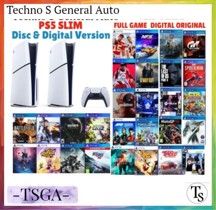 Sony PS5 Slim Console Disc Edition Sony Playstation 5 | Lazada Indonesia